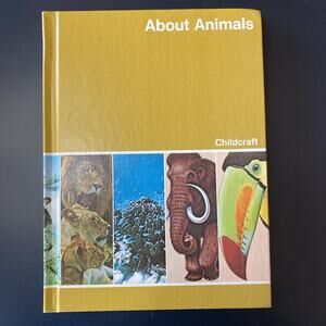 Childcraft 1980 Edition Volume 5 "About Animals" HC Vintage World Book How & Why